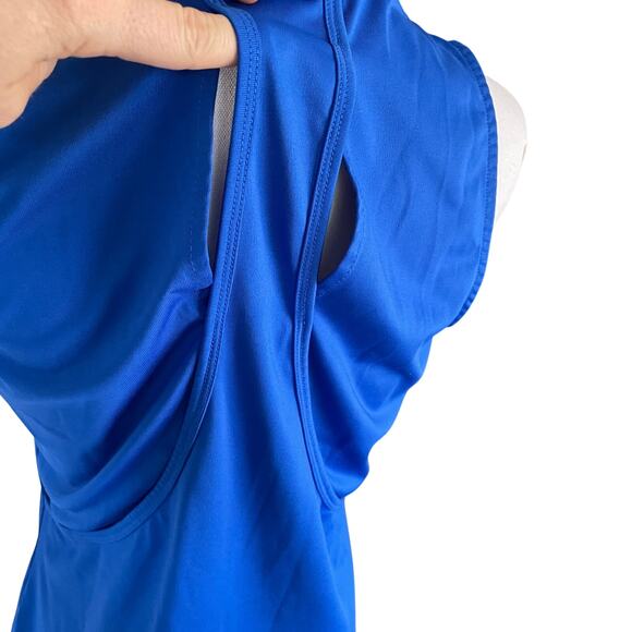 EPNY Womens Polo Sleeveless Golf Vented Back Sporty Rich Snap Collar Size Small - Picture 5 of 8